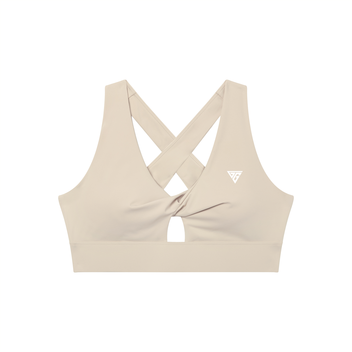 Women's Twist Front V-Neck Sports Bra