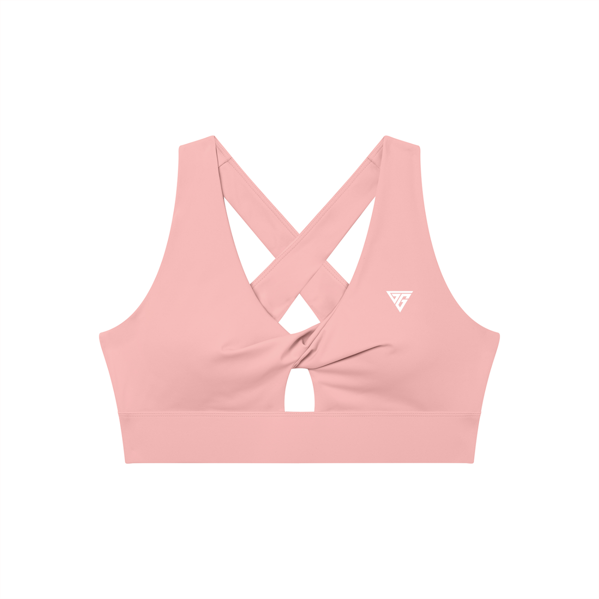 Women's Twist Front V-Neck Sports Bra