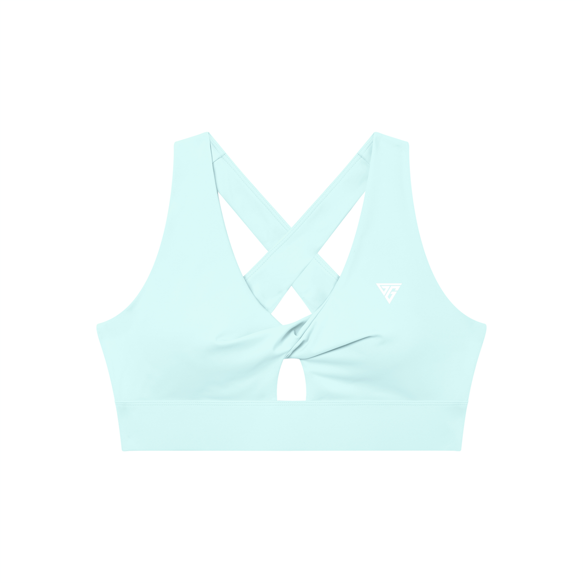 Women's Twist Front V-Neck Sports Bra