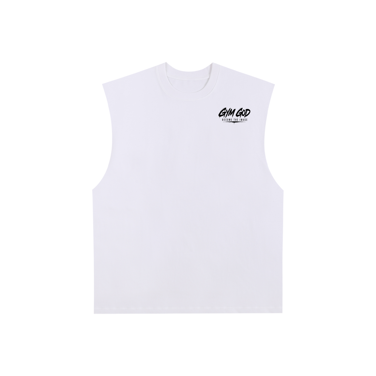 Raw Edge Cotton Tank Top