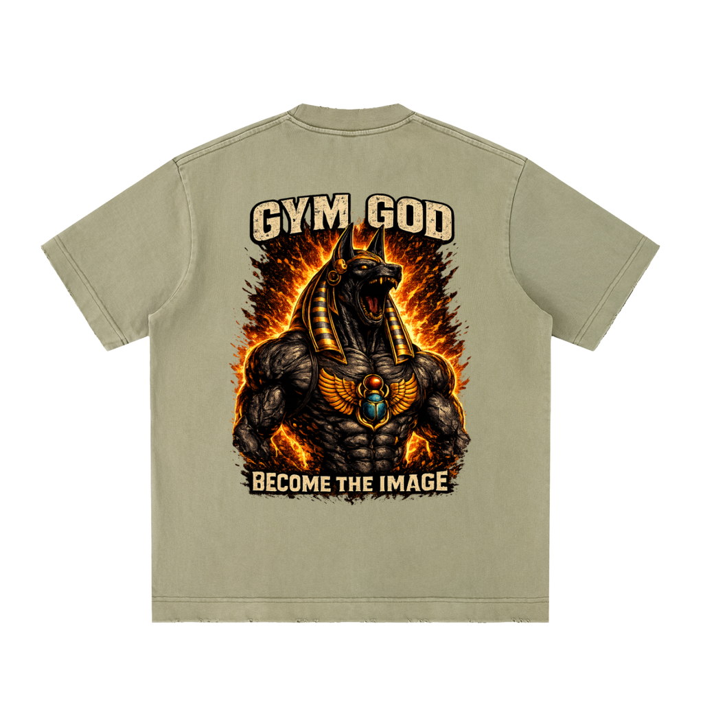 Heavyweight Vintage Washed Frayed T-Shirt