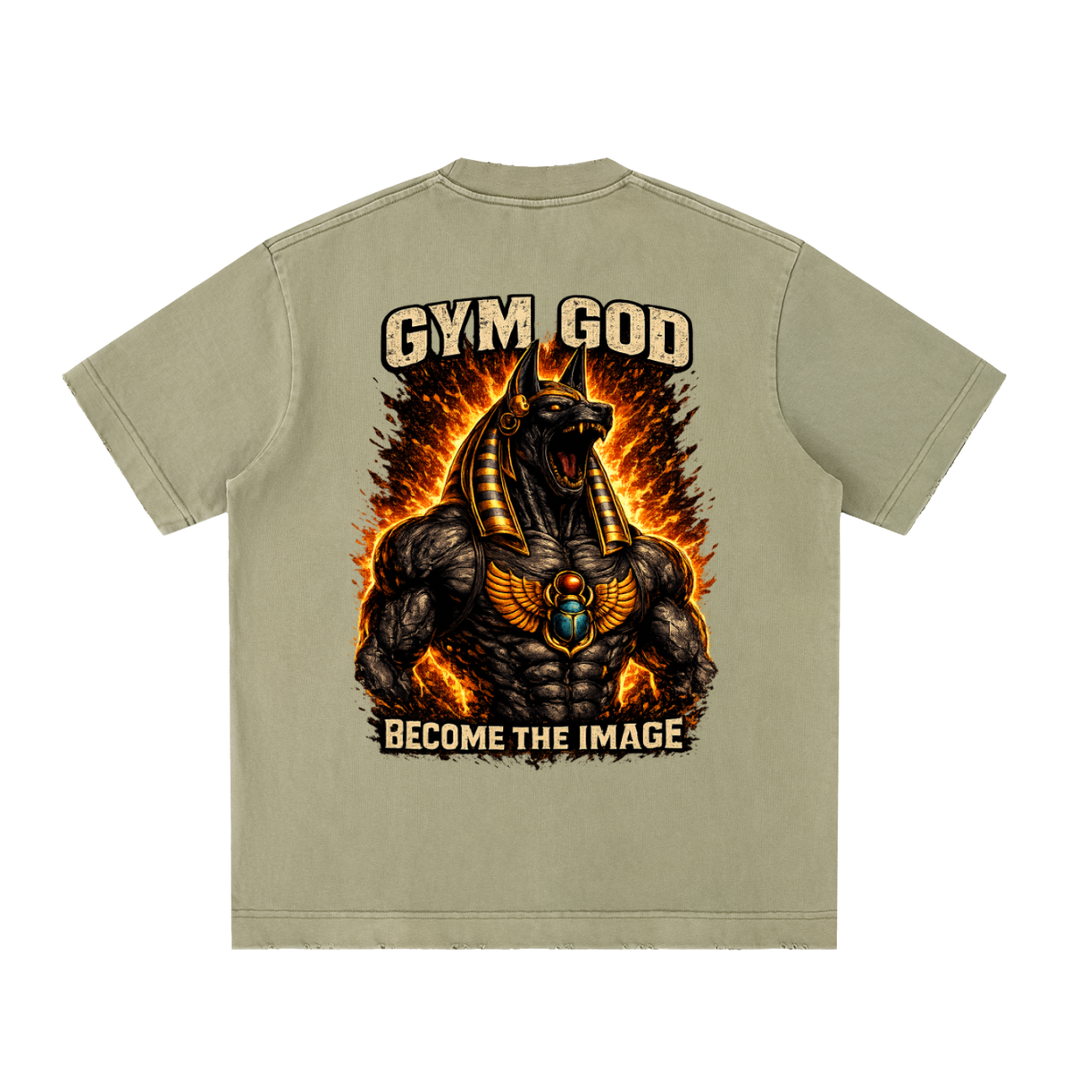 Heavyweight Vintage Washed Frayed T-Shirt