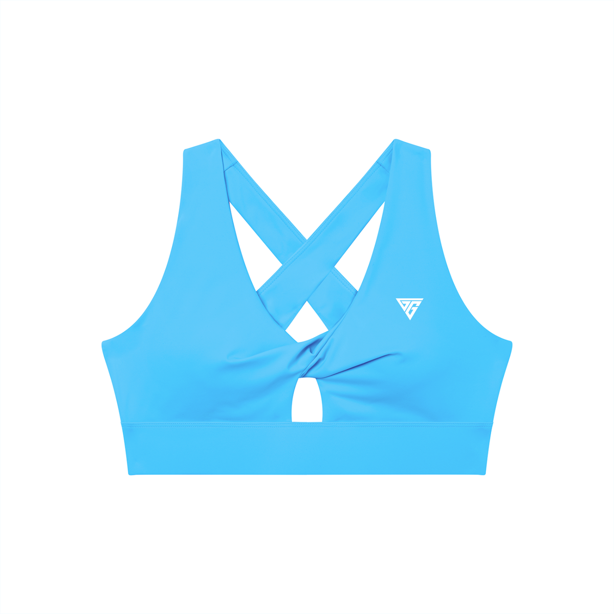 Women's Twist Front V-Neck Sports Bra