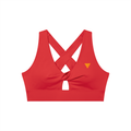 Women's Twist Front V-Neck Sports Bra