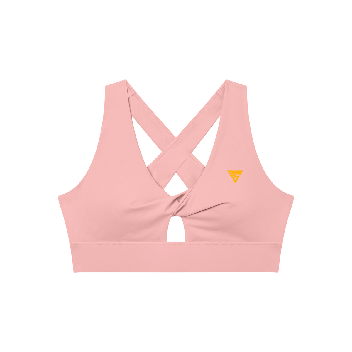 Women's Twist Front V-Neck Sports Bra