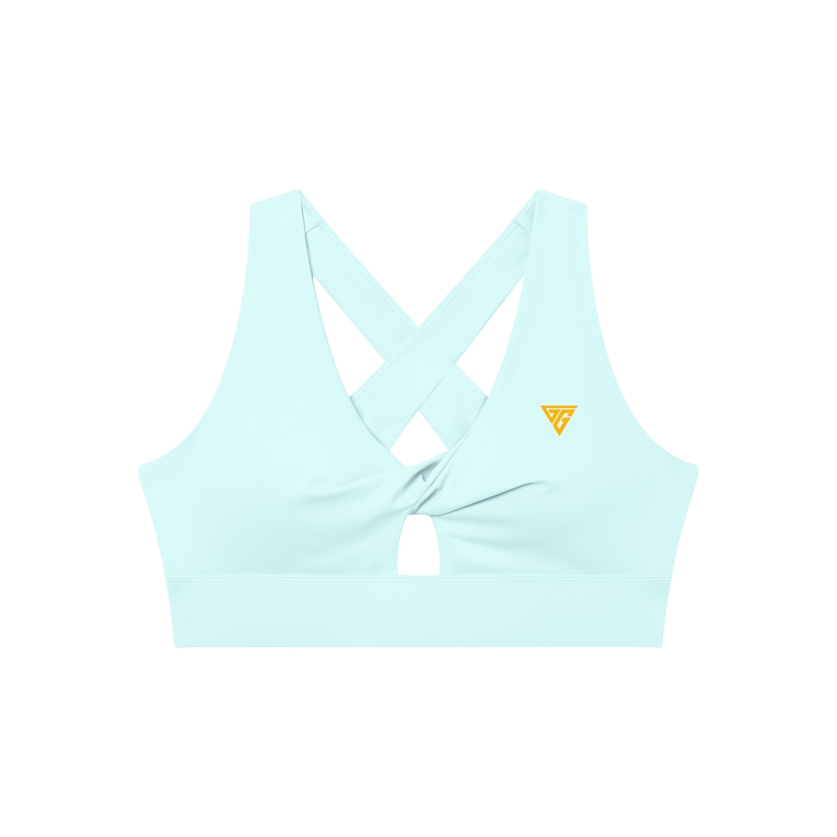 Women's Twist Front V-Neck Sports Bra