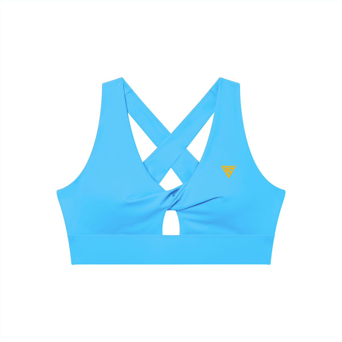 Women's Twist Front V-Neck Sports Bra