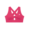 Women's Twist Front V-Neck Sports Bra