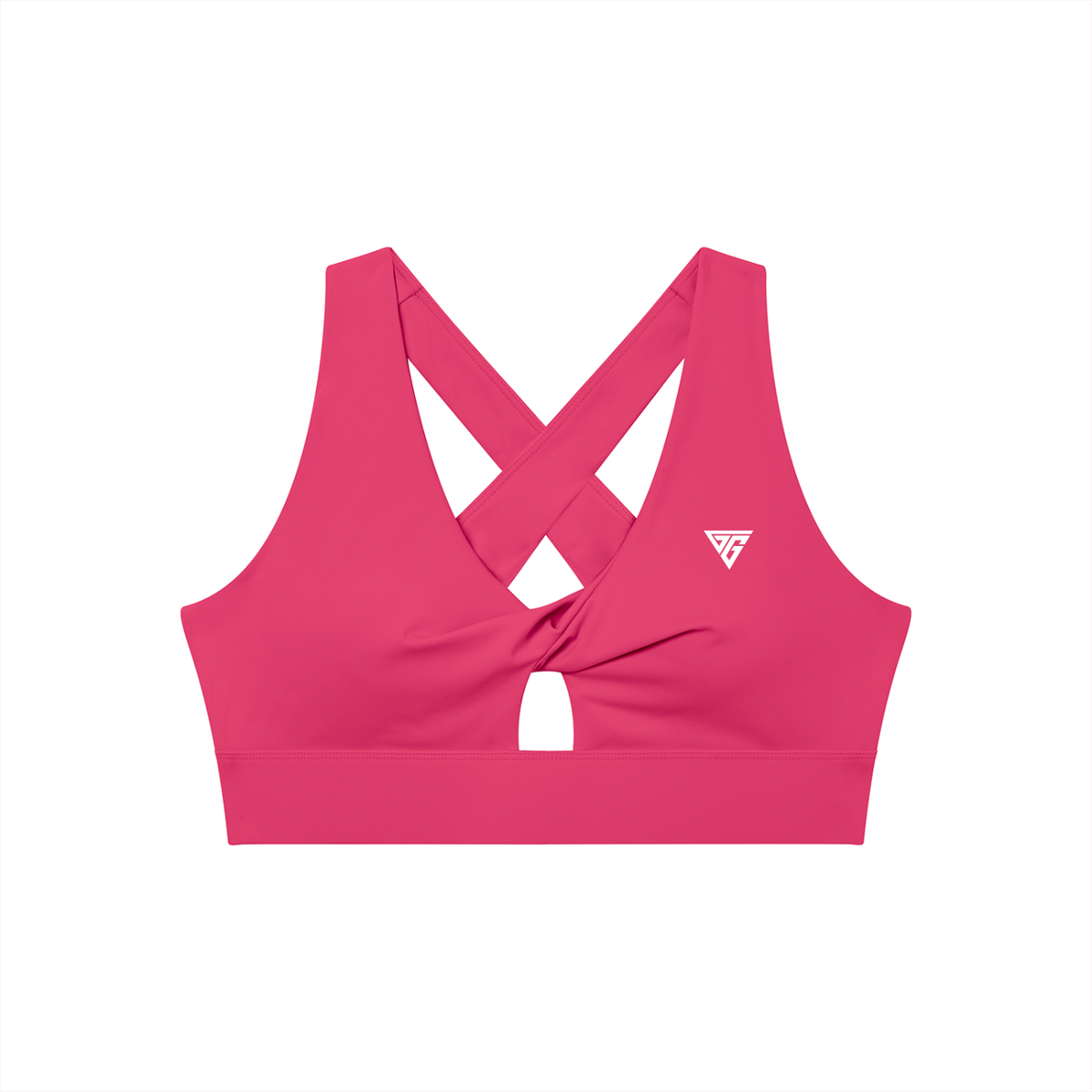 Women's Twist Front V-Neck Sports Bra
