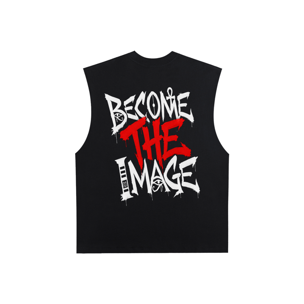 Raw Edge Cotton Tank Top