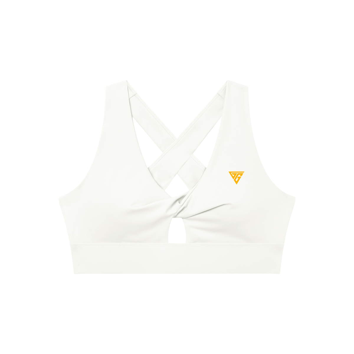 Women's Twist Front V-Neck Sports Bra