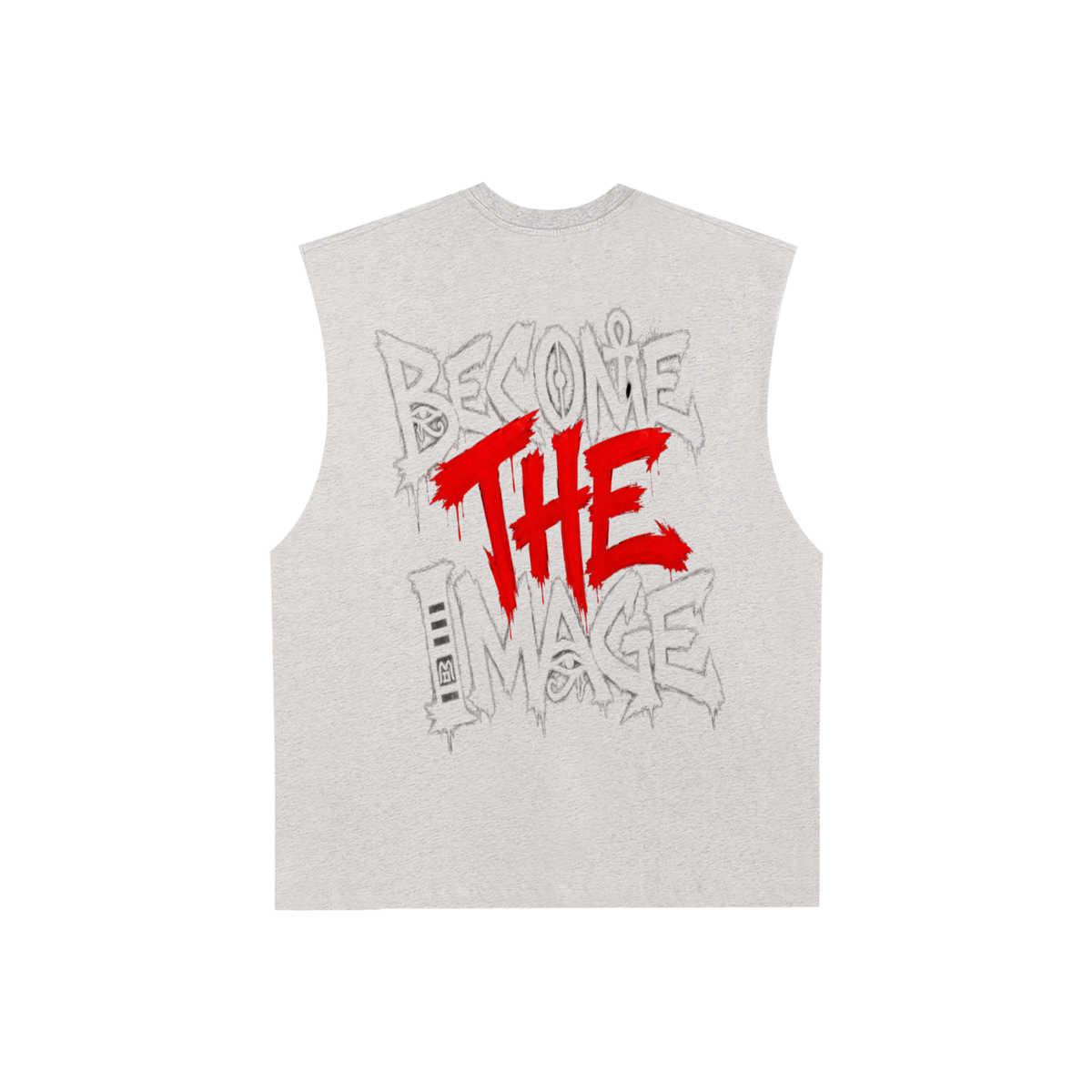 Raw Edge Cotton Tank Top