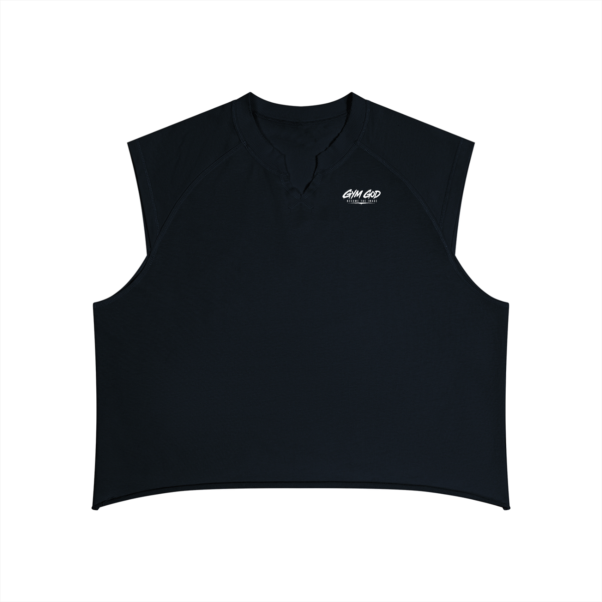 Men’s Boxy Raw Hem Tank Top