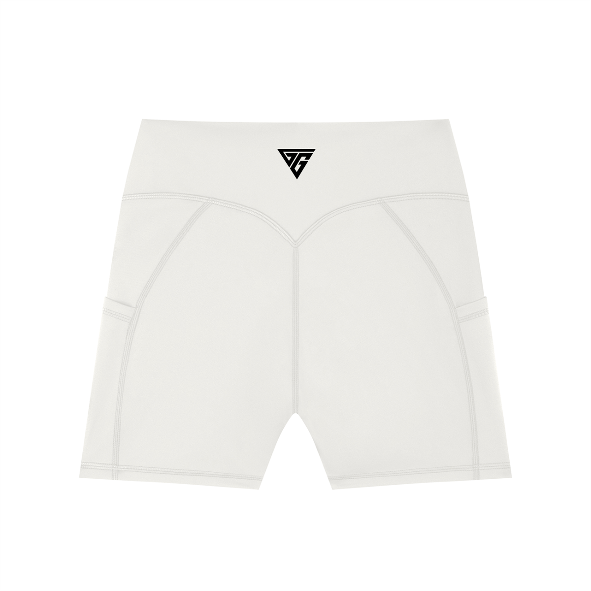 Women's High-Waisted Pocket Biker Shorts