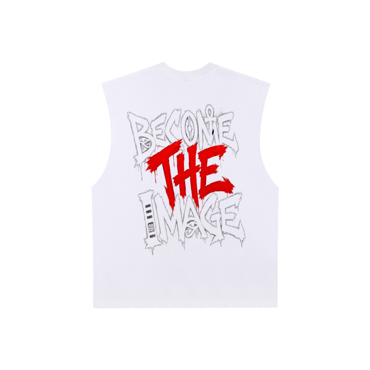 Raw Edge Cotton Tank Top