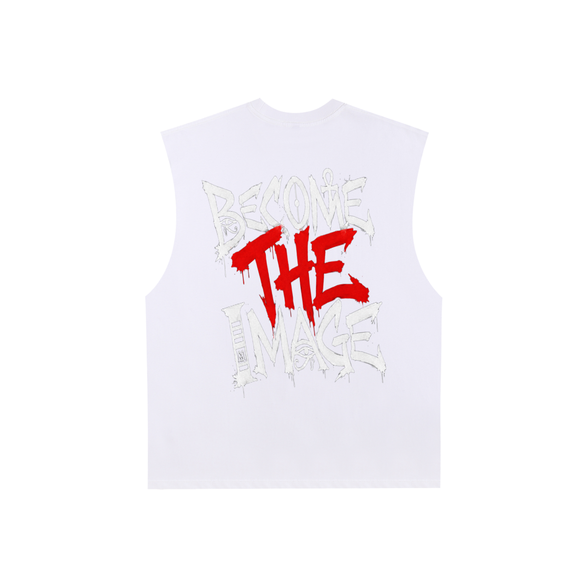 Raw Edge Cotton Tank Top
