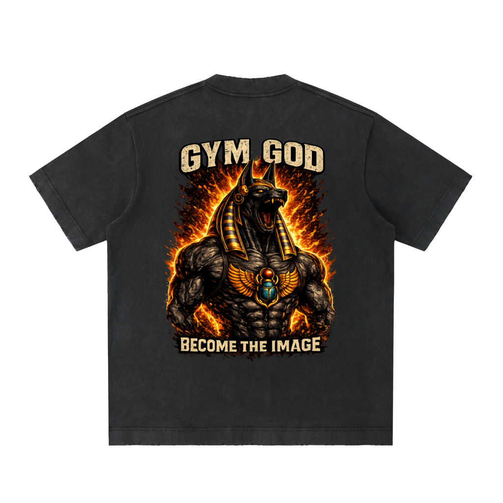 Heavyweight Vintage Washed Frayed T-Shirt