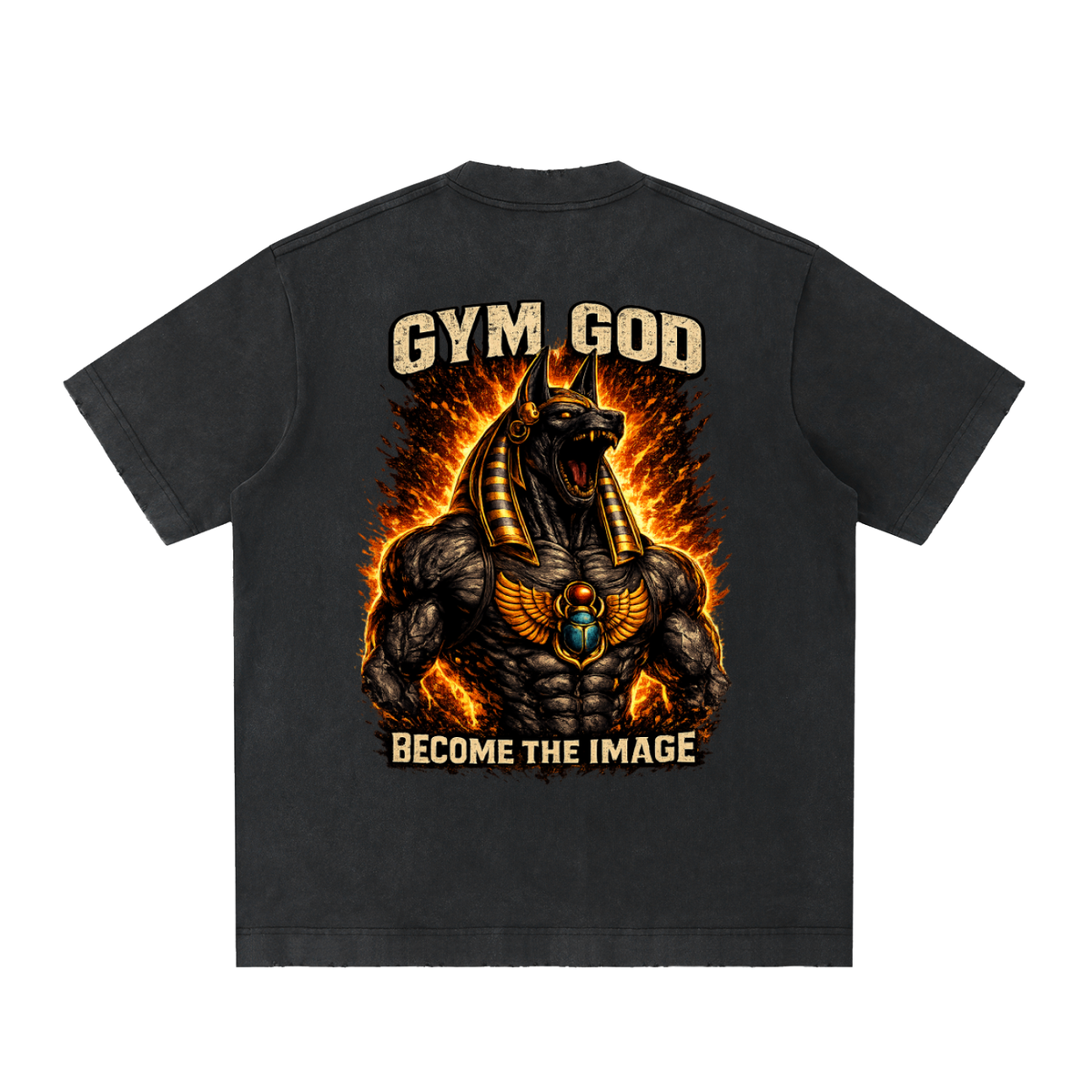 Heavyweight Vintage Washed Frayed T-Shirt