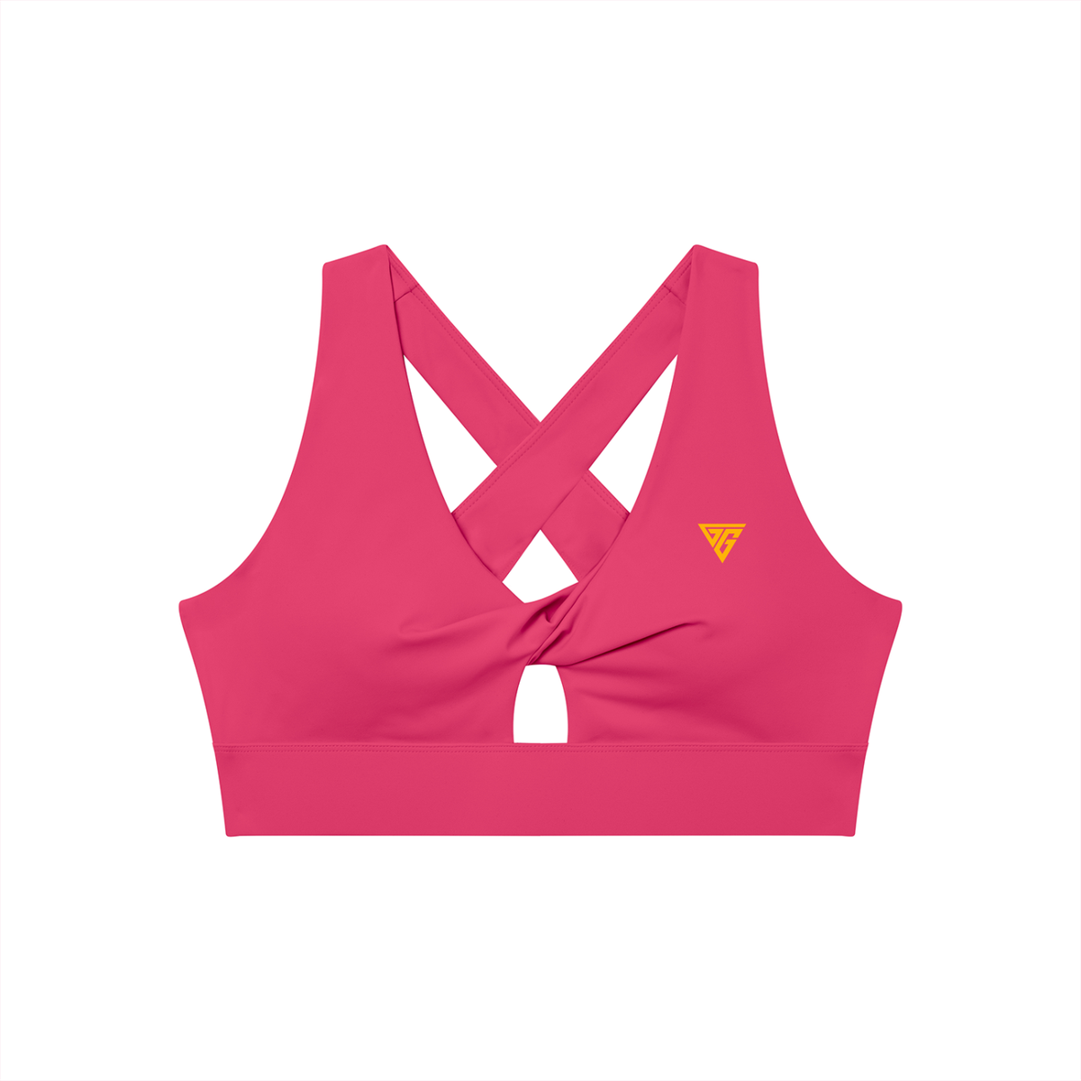 Women's Twist Front V-Neck Sports Bra