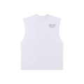 Raw Edge Cotton Tank Top