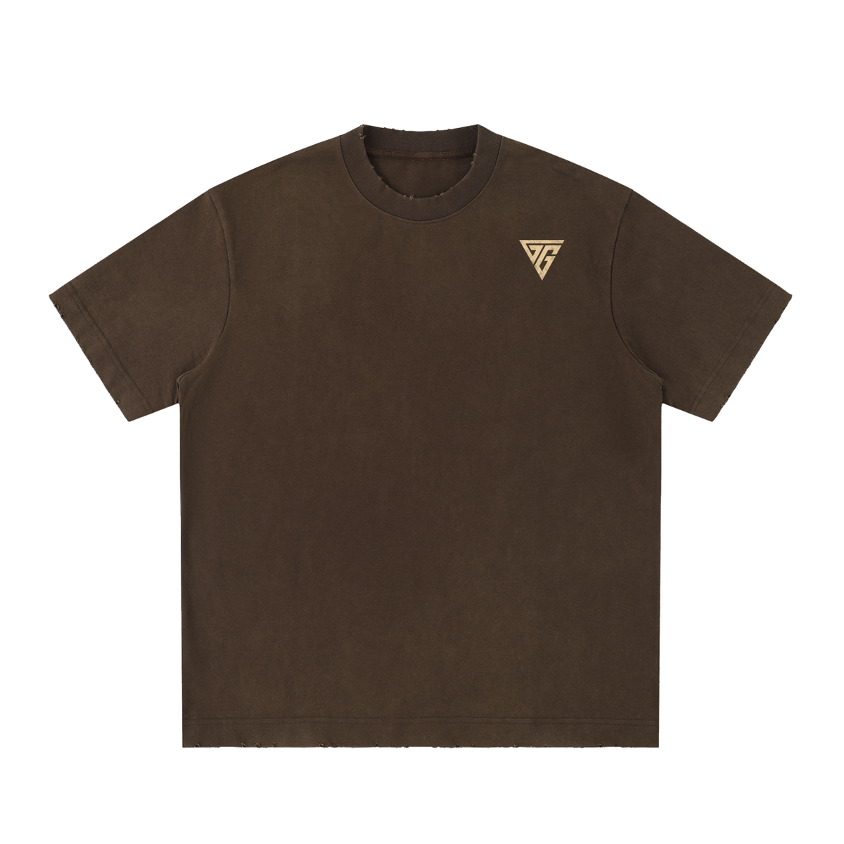 Heavyweight Vintage Washed Frayed T-Shirt