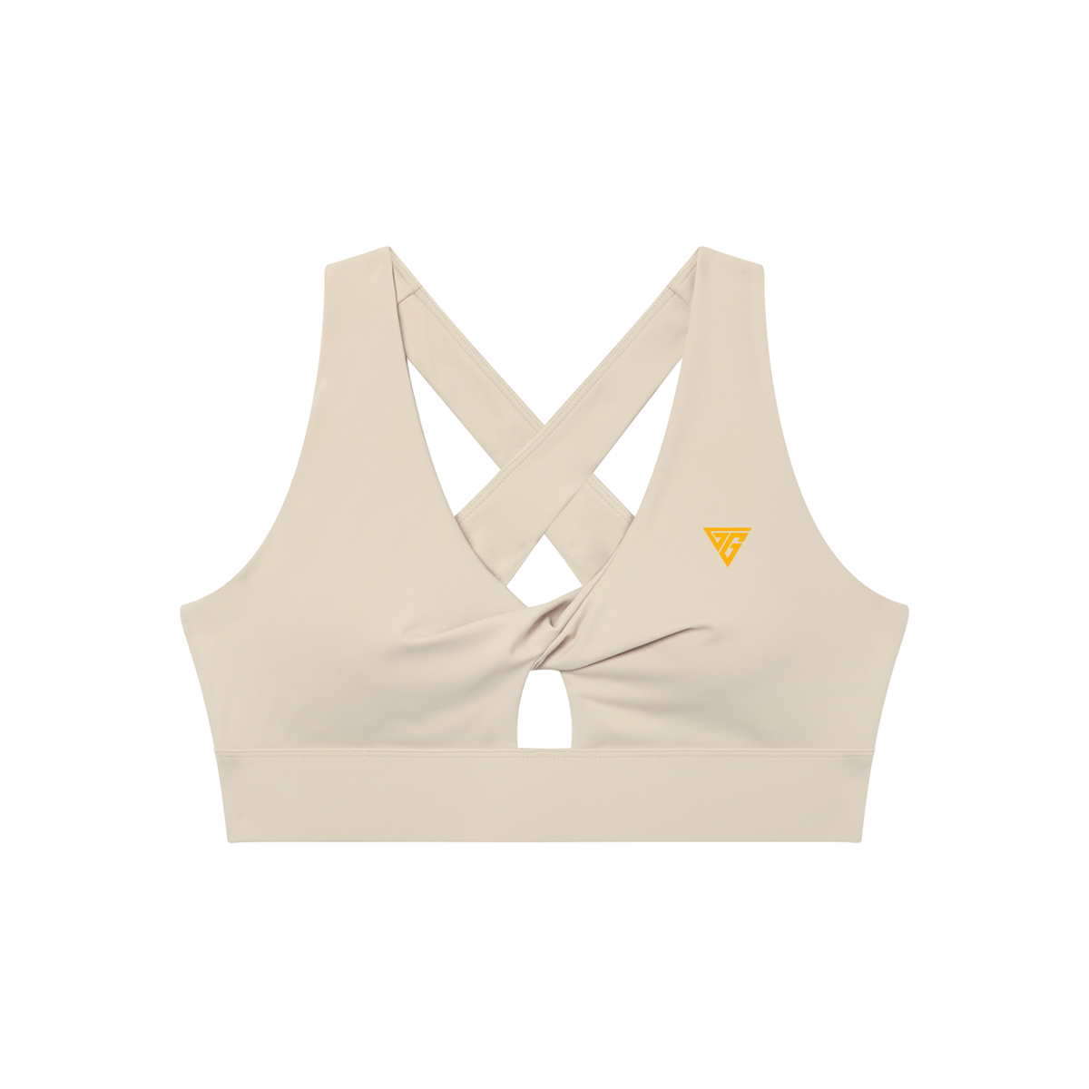 Women's Twist Front V-Neck Sports Bra