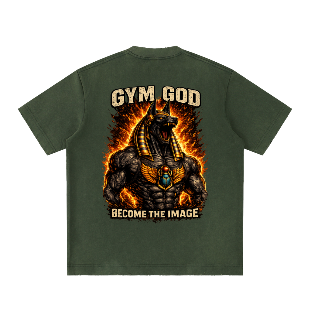 Heavyweight Vintage Washed Frayed T-Shirt
