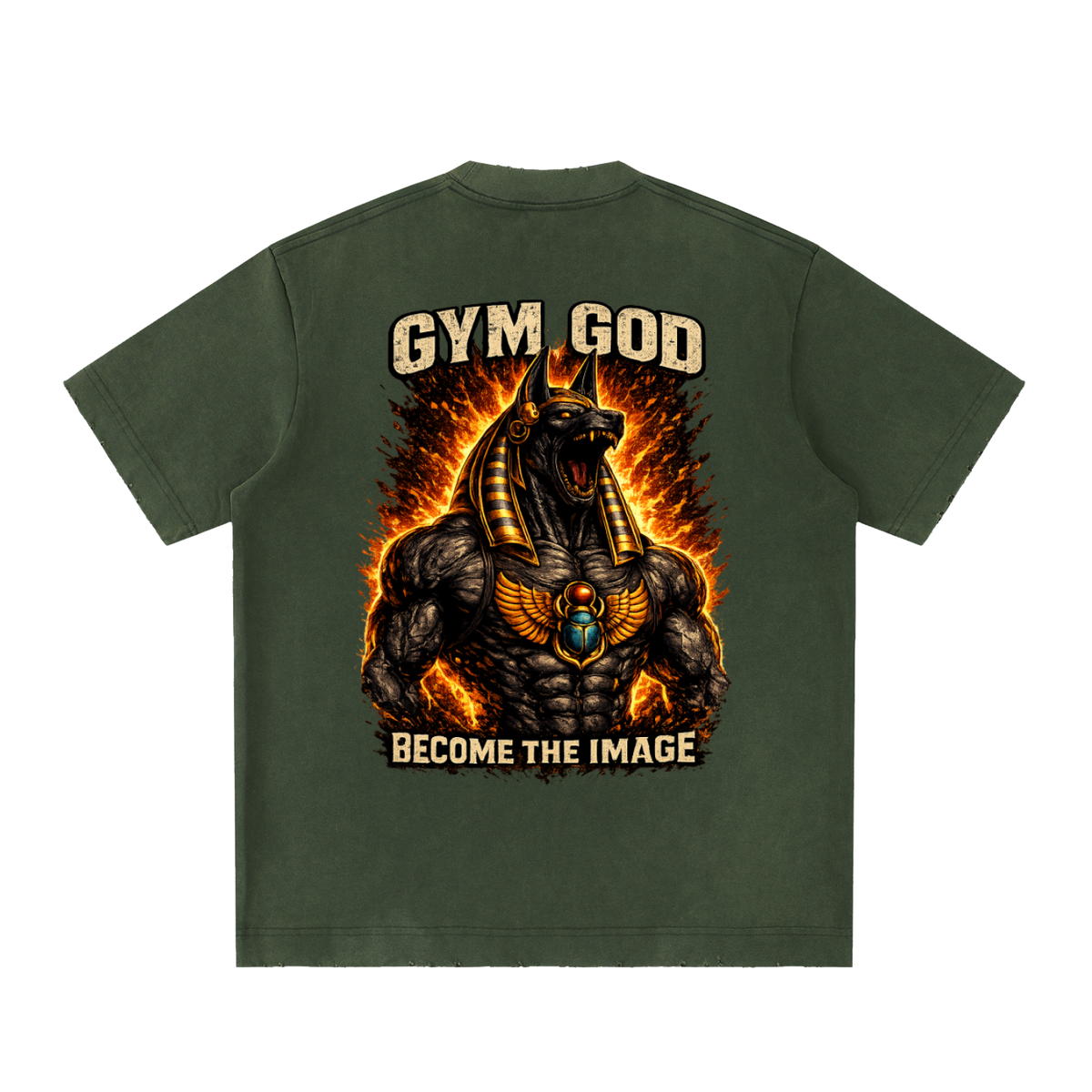 Heavyweight Vintage Washed Frayed T-Shirt