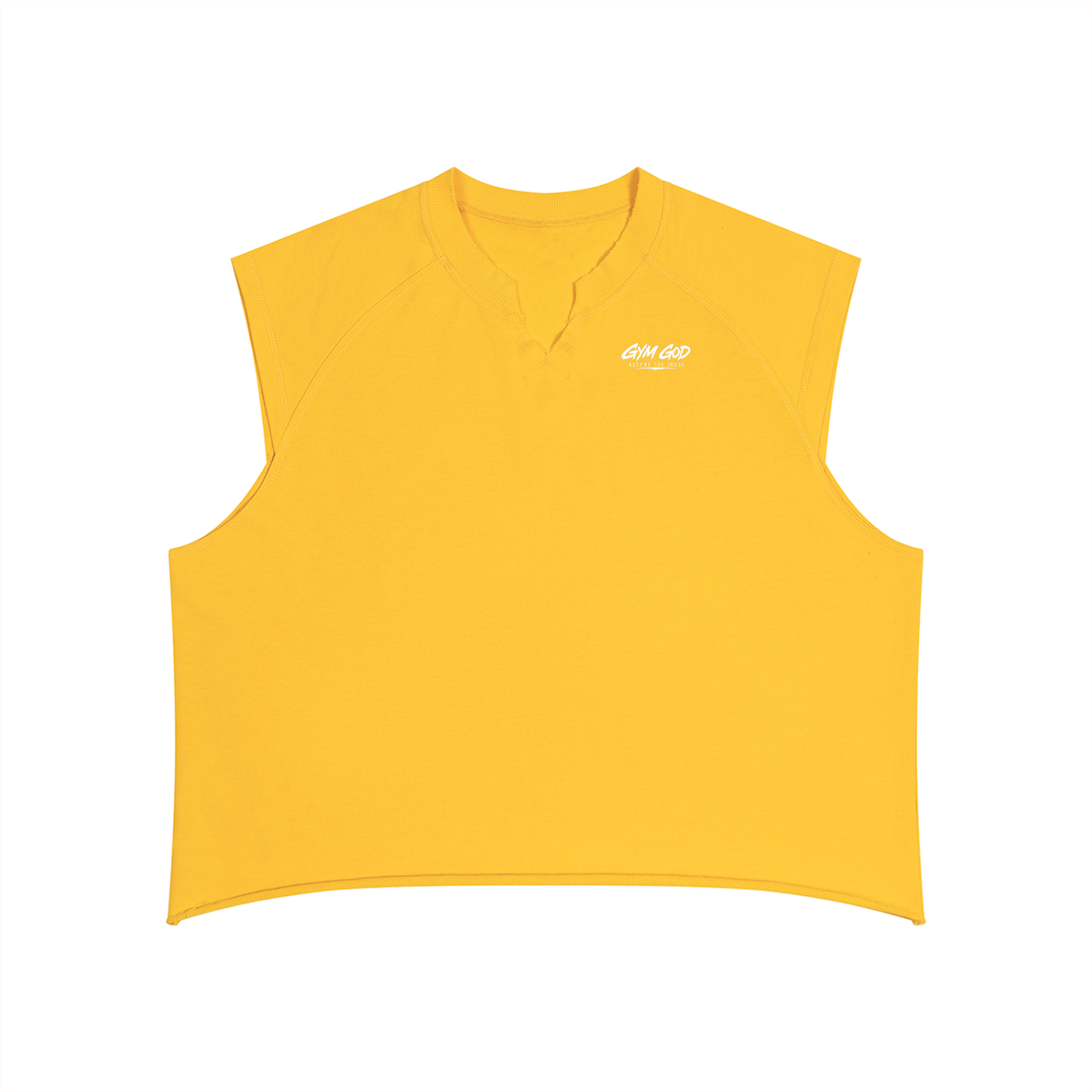 Men’s Boxy Raw Hem Tank Top