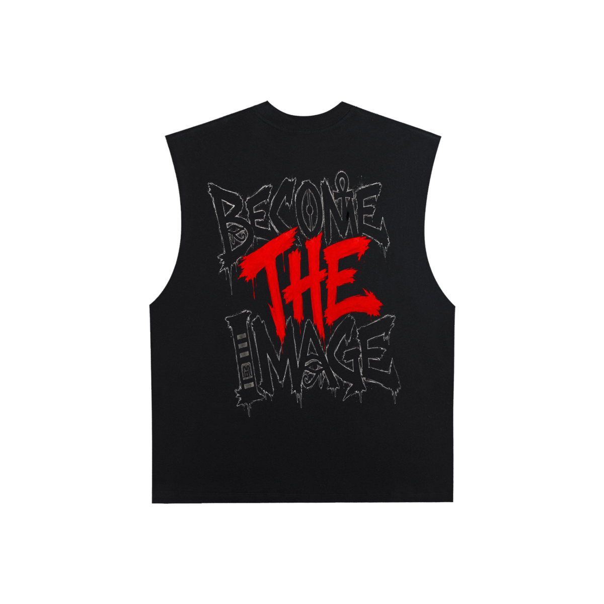 Raw Edge Cotton Tank Top
