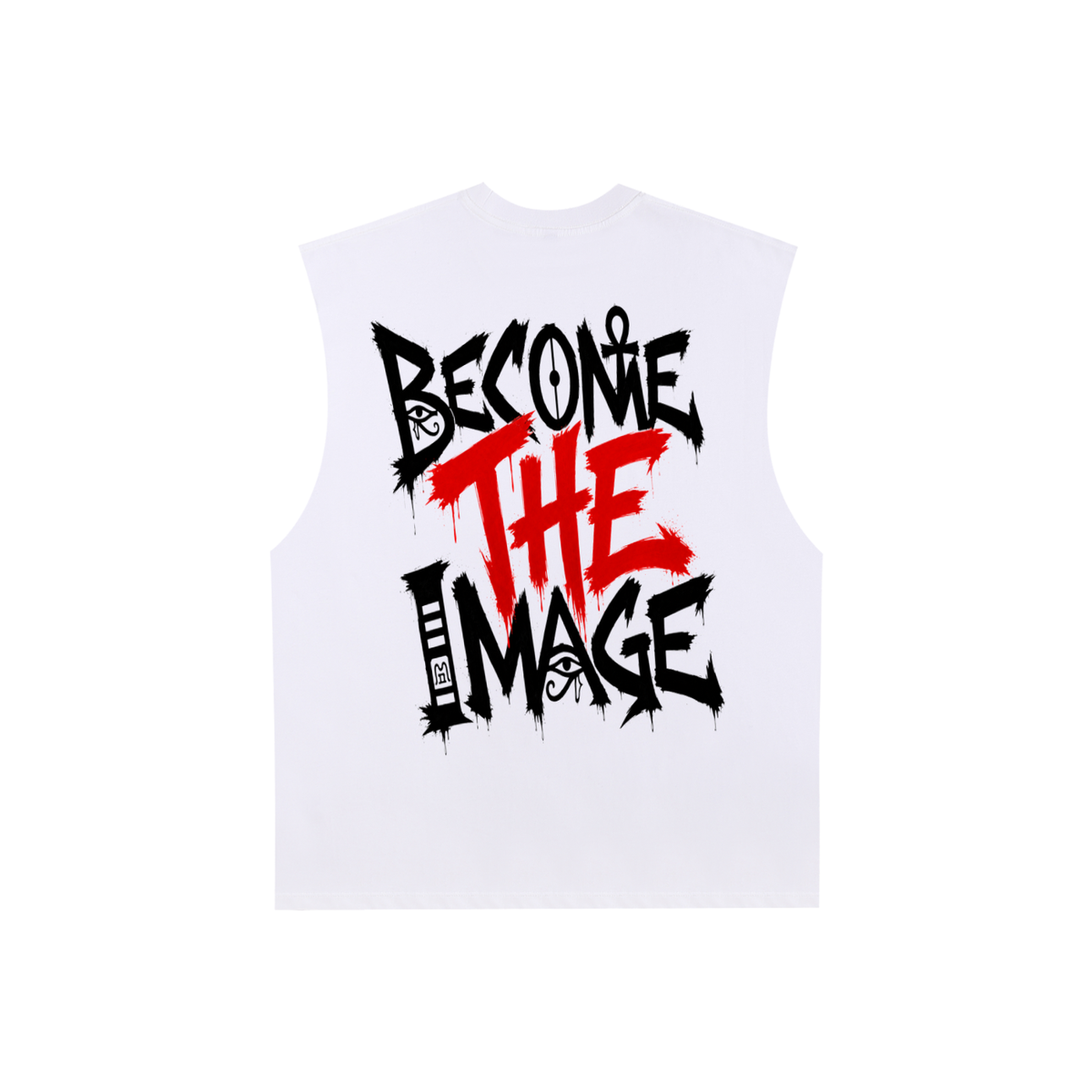 Raw Edge Cotton Tank Top