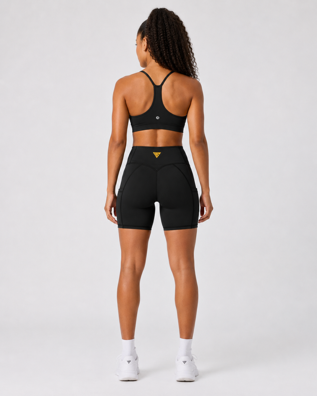 Women's High-Waisted Pocket Biker Shorts
